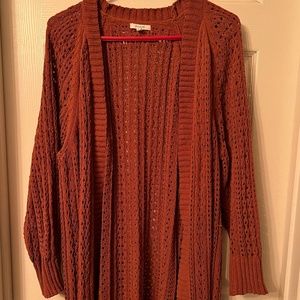 Maurices 2 Rose Duster Cardigan